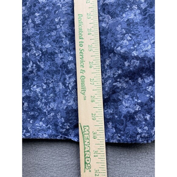 Calvin Klein Jeans Button Up Shirt Mens Size 2XL XXL Blue Floral Long Sleeve - Picture 8 of 16